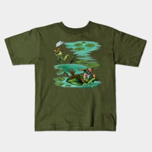 Chill Summer Frogs Kids T-Shirt